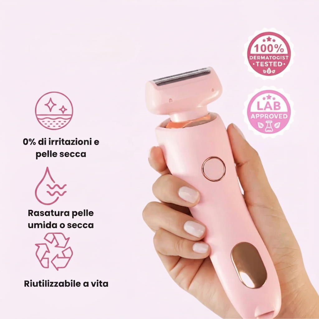 Rasoio Elettrico Donna Giusmel — 0% Irritazioni, Pelle Perfetta
