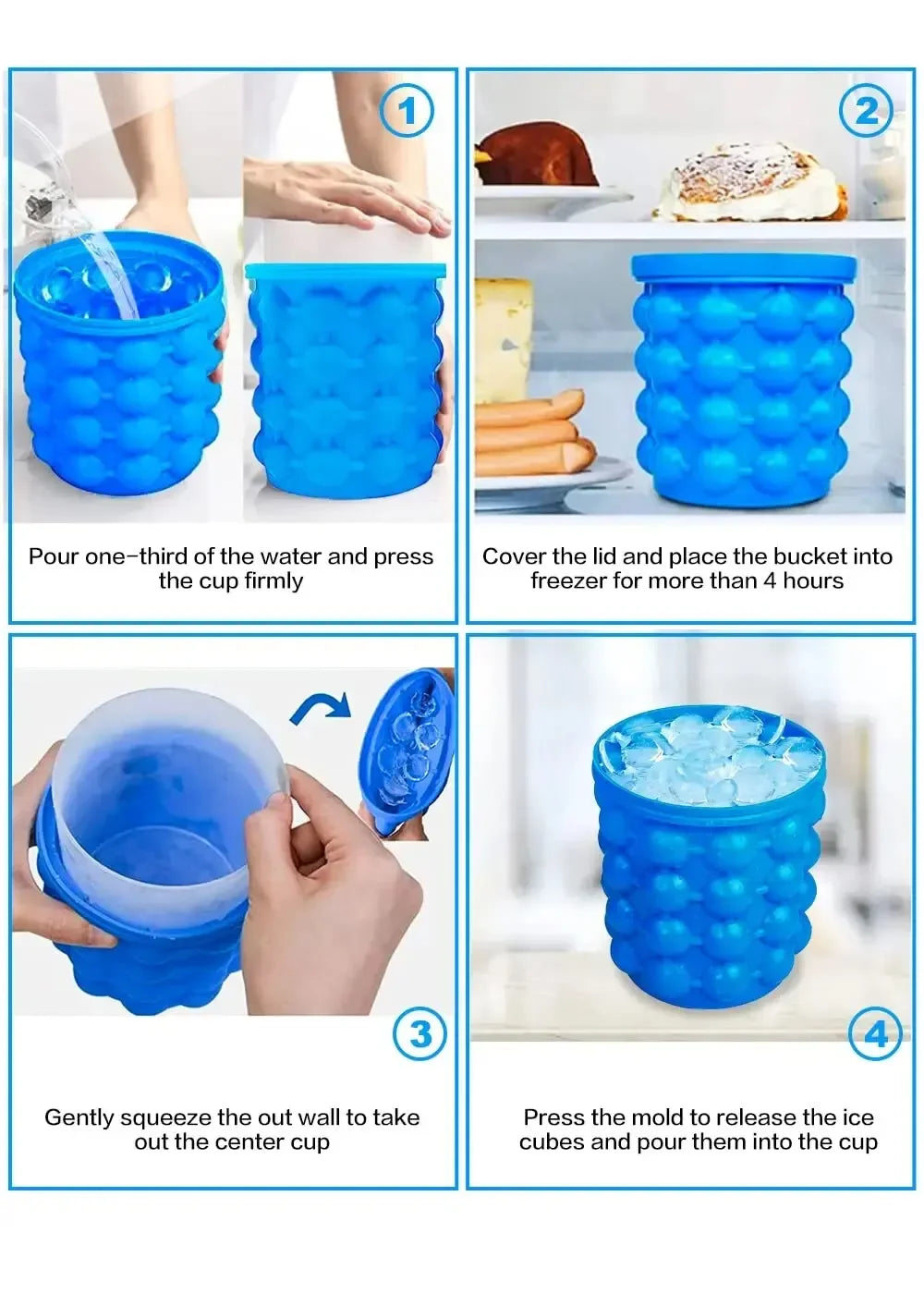 Secchiello del Ghiaccio in Silicone