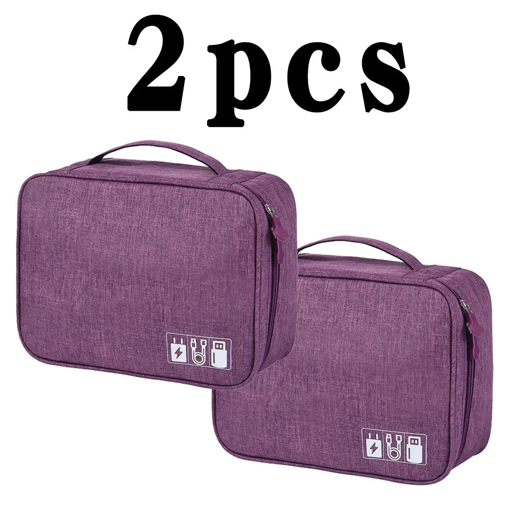 Borsa Organizer per Accessori Tech | Impermeabile, Grande Capacità – Giusmel