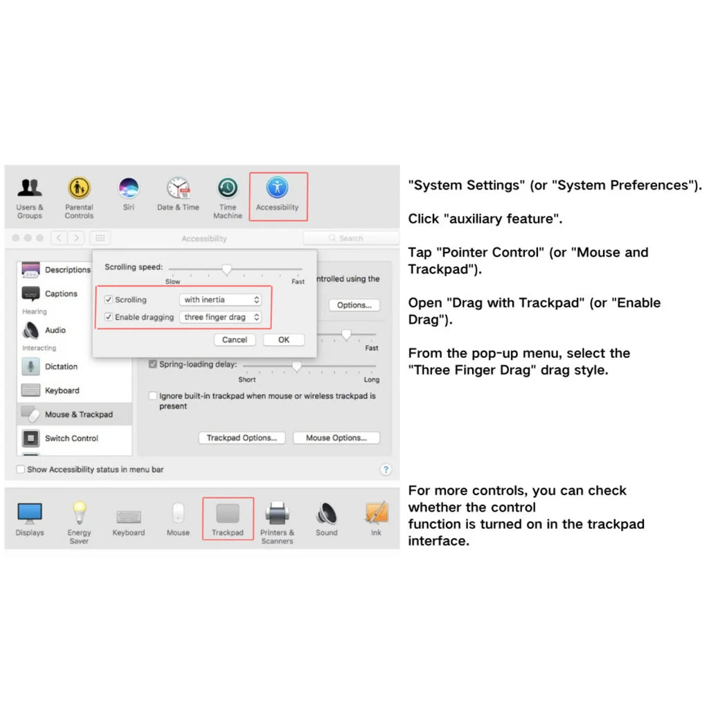 Trackpad Bluetooth Wireless Windows & Mac