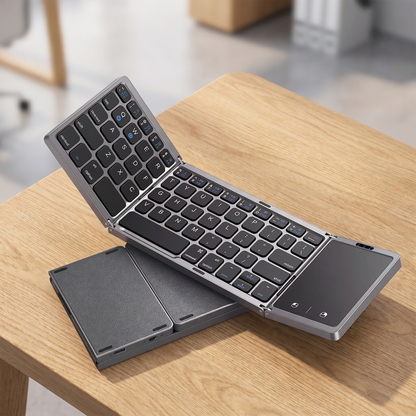 Tastiera Bluetooth Pieghevole | – PC, Mac, iOS, Android