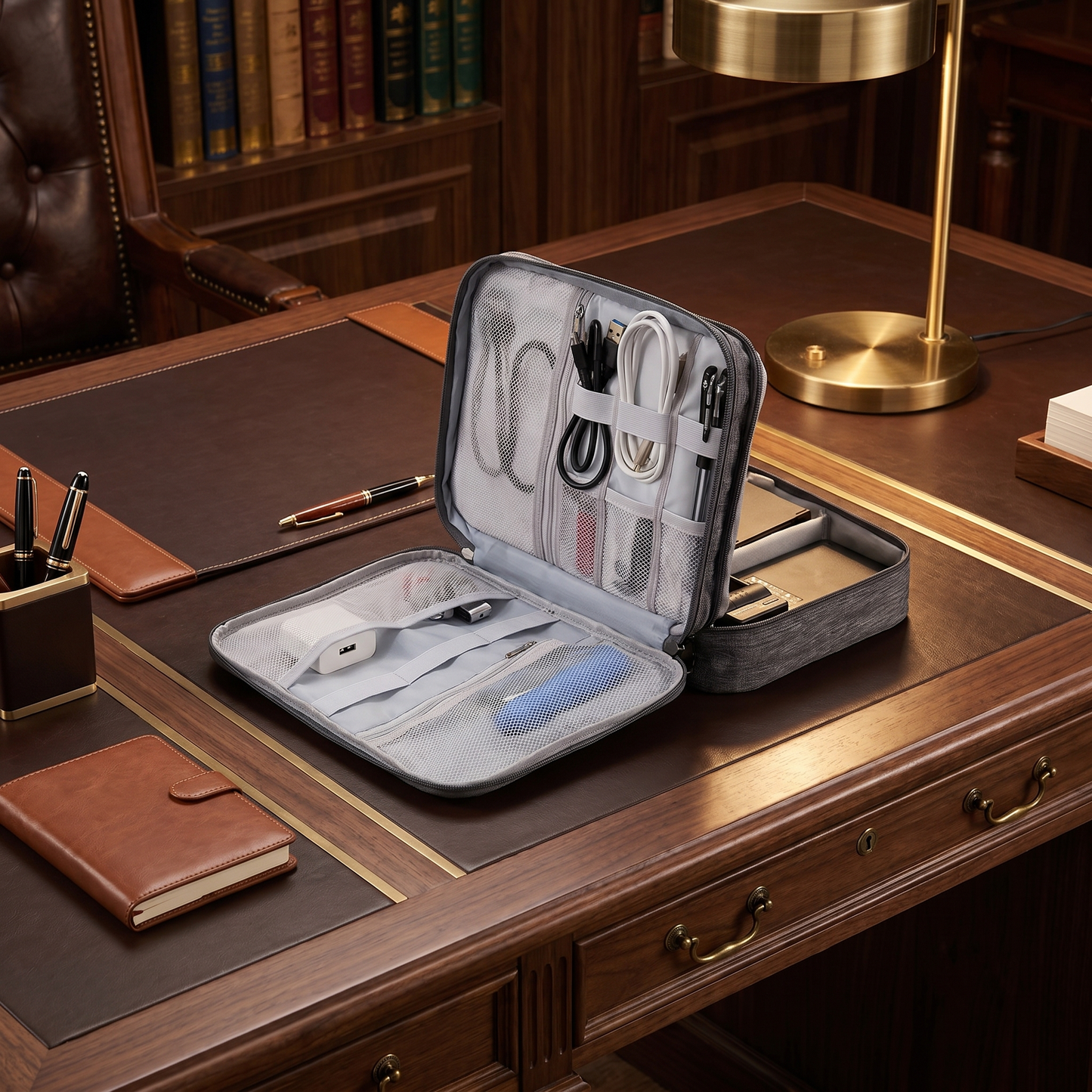 Organizer Cavi Tech – Borsa Impermeabile per Accessori Digitali
