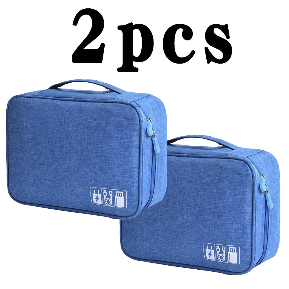 Borsa Organizer per Accessori Tech | Impermeabile, Grande Capacità – Giusmel