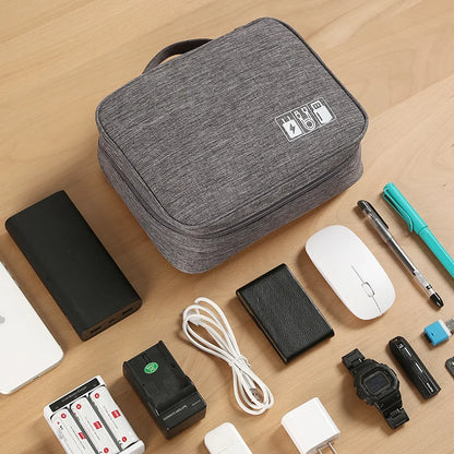 Borsa Organizer per Accessori Tech | Impermeabile, Grande Capacità – Giusmel