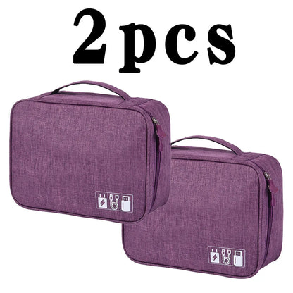 Borsa Organizer per Accessori Tech | Impermeabile, Grande Capacità – Giusmel