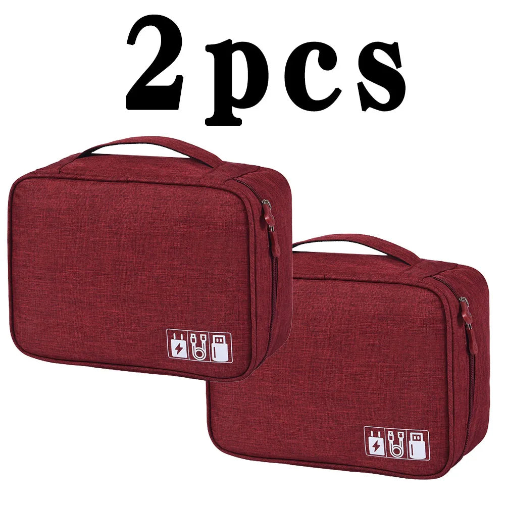 Borsa Organizer per Accessori Tech | Impermeabile, Grande Capacità – Giusmel