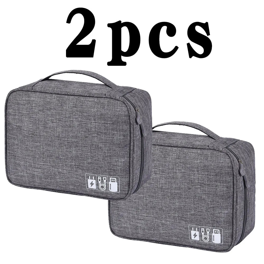 Borsa Organizer per Accessori Tech | Impermeabile, Grande Capacità – Giusmel
