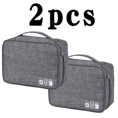Borsa Organizer per Accessori Tech | Impermeabile, Grande Capacità – Giusmel